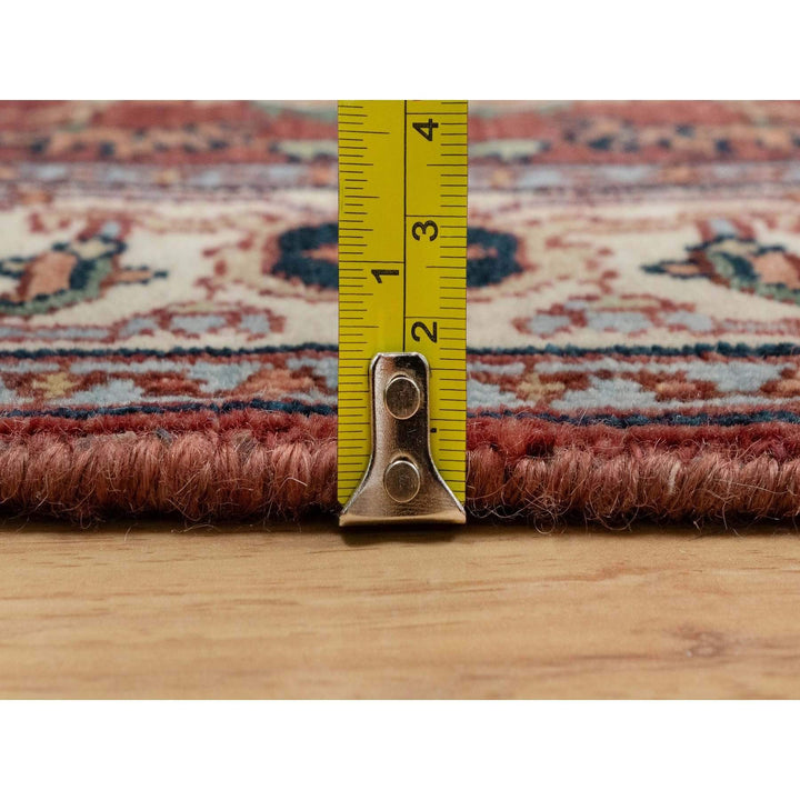 2'11" x 5'1" New Hand Knotted Red Wool Rectangle Oriental Rug - MOA10291498