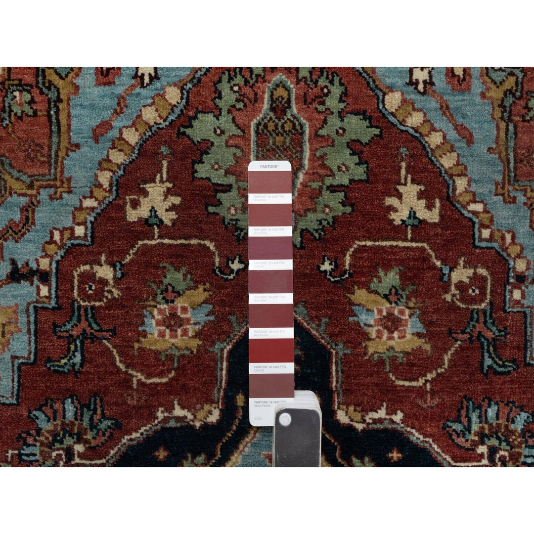 3'1" x 5'2" New Hand Knotted Red Wool Rectangle Oriental Rug - MOA10291500