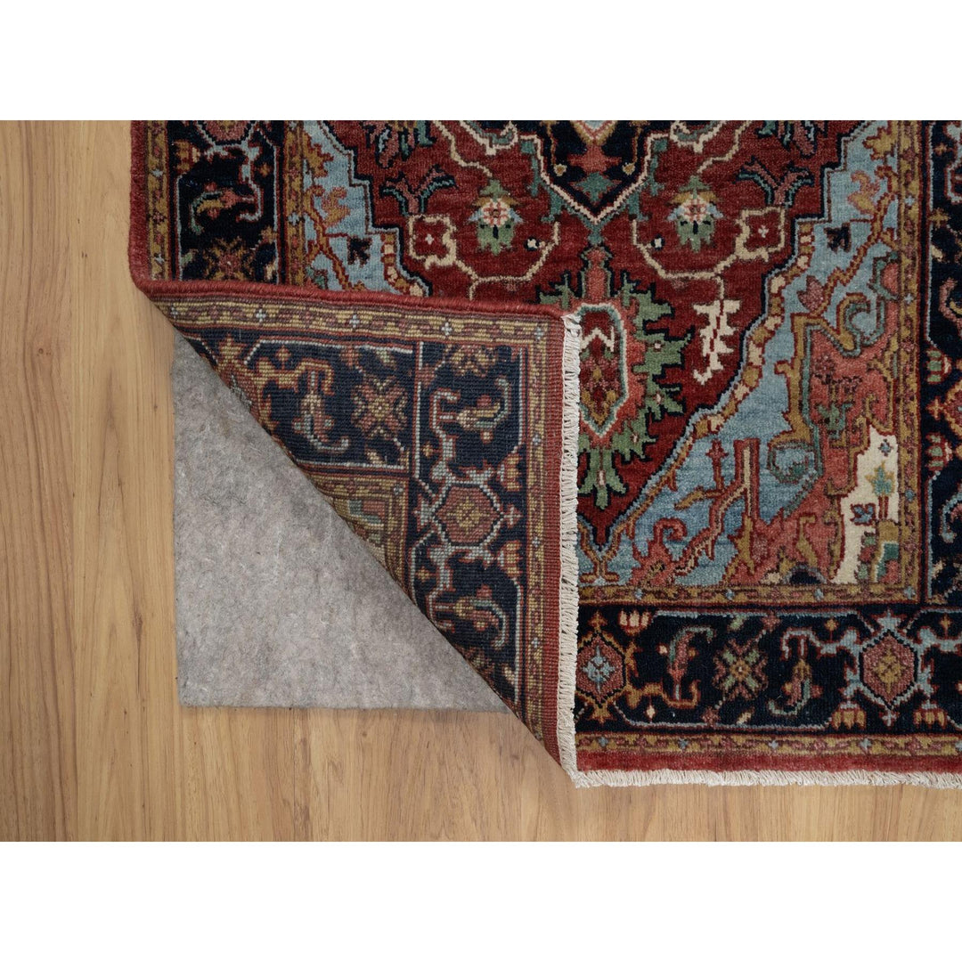 2'6" x 6'2" New Hand Knotted Red Wool Runner Oriental Rug - MOA10291502