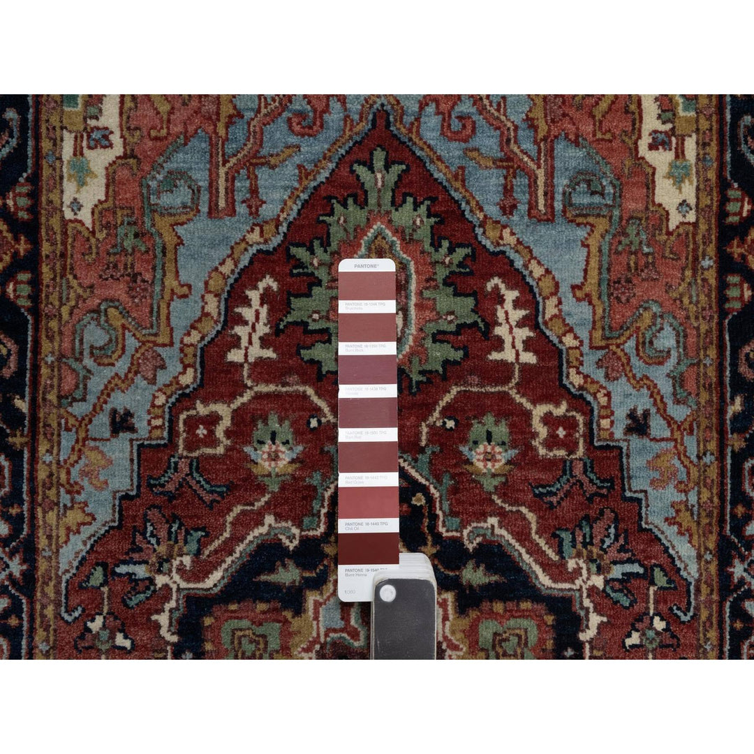 2'6" x 6'2" New Hand Knotted Red Wool Runner Oriental Rug - MOA10291502