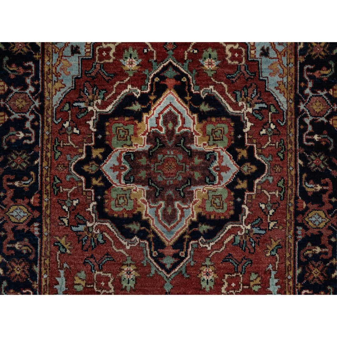 2'6" x 6'2" New Hand Knotted Red Wool Runner Oriental Rug - MOA10291502