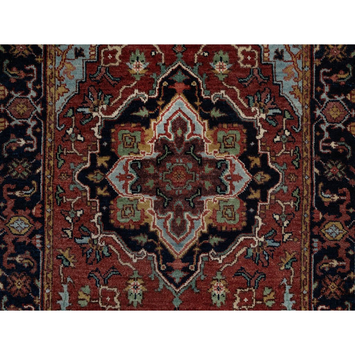 2'6" x 6'2" New Hand Knotted Red Wool Runner Oriental Rug - MOA10291502