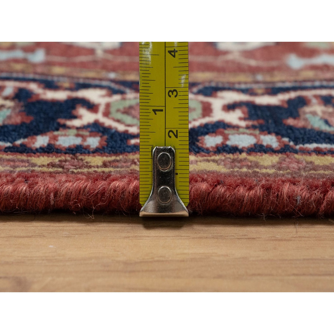 2'6" x 6'2" New Hand Knotted Red Wool Runner Oriental Rug - MOA10291502
