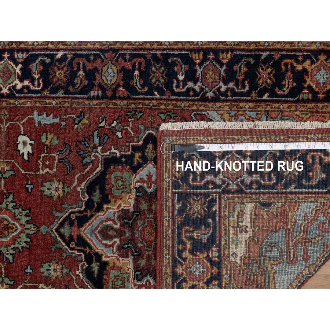 2'6" x 6'2" New Hand Knotted Red Wool Runner Oriental Rug - MOA10291502