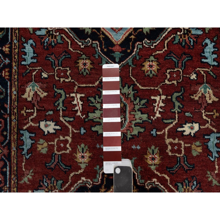 2'8" x 8'1" New Hand Knotted Red Wool Runner Oriental Rug - MOA10291504