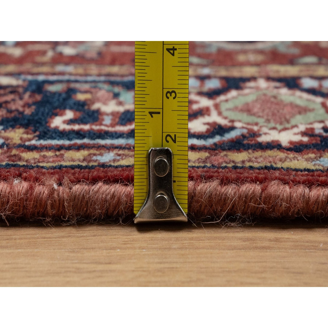 2'8" x 8'1" New Hand Knotted Red Wool Runner Oriental Rug - MOA10291504