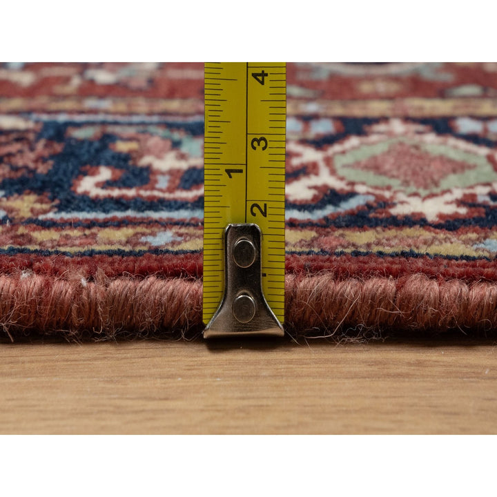 2'8" x 8'1" New Hand Knotted Red Wool Runner Oriental Rug - MOA10291504