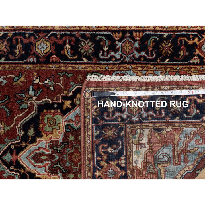 2'6" x 6'3" New Hand Knotted Red Wool Runner Oriental Rug - MOA10291507