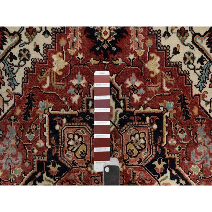 3'0" x 5'0" New Hand Knotted Red Wool Rectangle Oriental Rug - MOA10291509