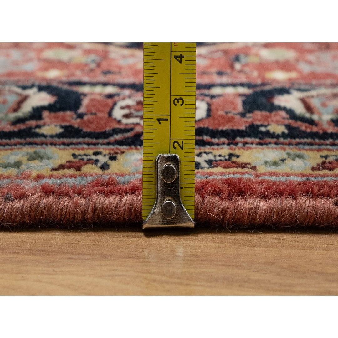 3'0" x 5'0" New Hand Knotted Red Wool Rectangle Oriental Rug - MOA10291509