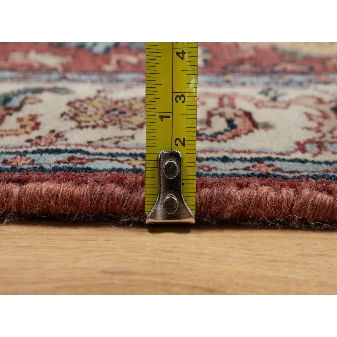 2'7" x 8'2" New Hand Knotted Red Wool Runner Oriental Rug - MOA10291510