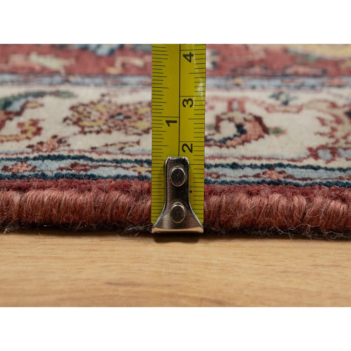 2'7" x 8'2" New Hand Knotted Red Wool Runner Oriental Rug - MOA10291510