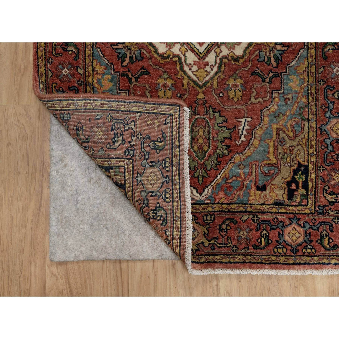 2'6" x 8'0" New Hand Knotted Red Wool Runner Oriental Rug - MOA10291511