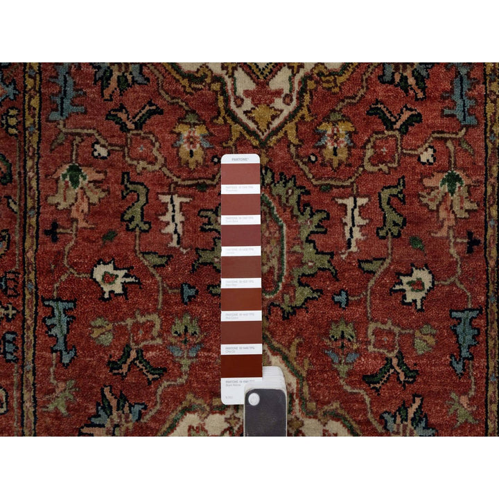 2'6" x 8'0" New Hand Knotted Red Wool Runner Oriental Rug - MOA10291511