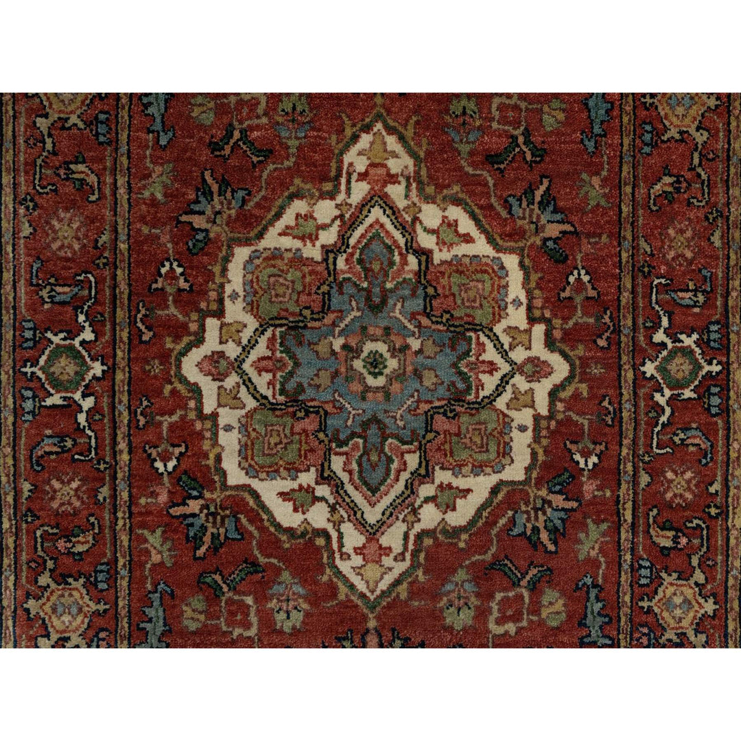 2'6" x 8'0" New Hand Knotted Red Wool Runner Oriental Rug - MOA10291511