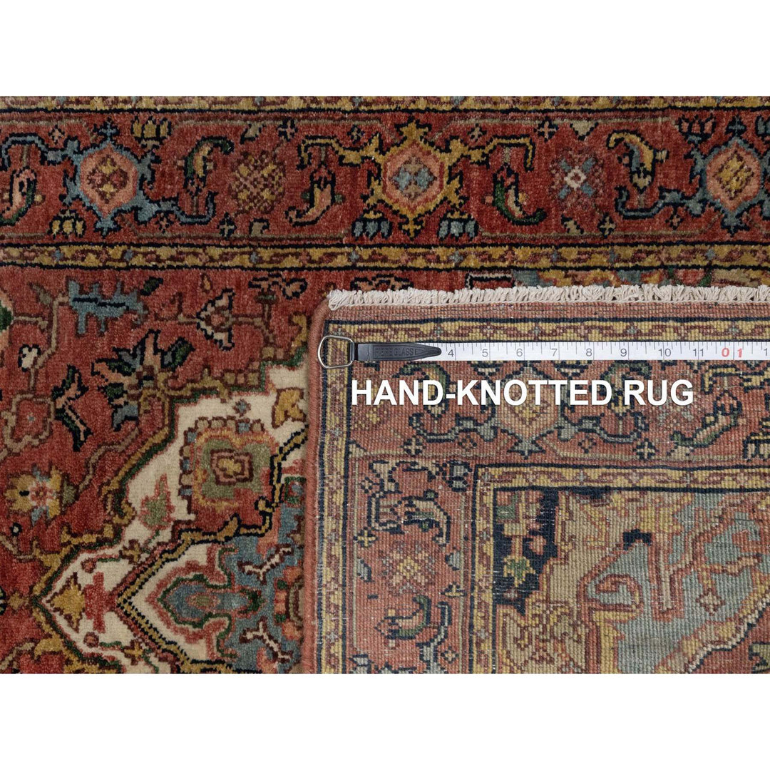 2'6" x 8'0" New Hand Knotted Red Wool Runner Oriental Rug - MOA10291511