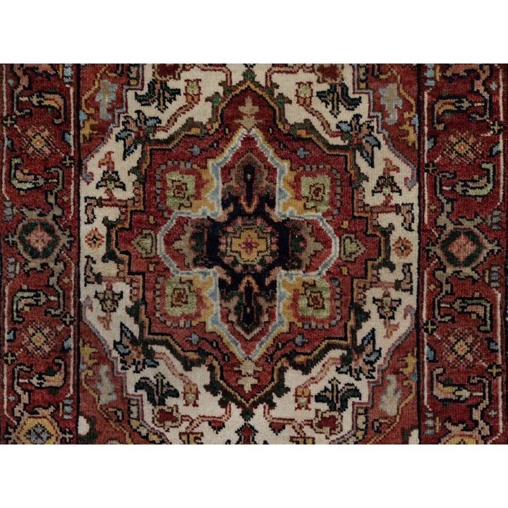 2'0" x 3'1" New Hand Knotted Ivory Wool Rectangle Oriental Rug - MOA10291520