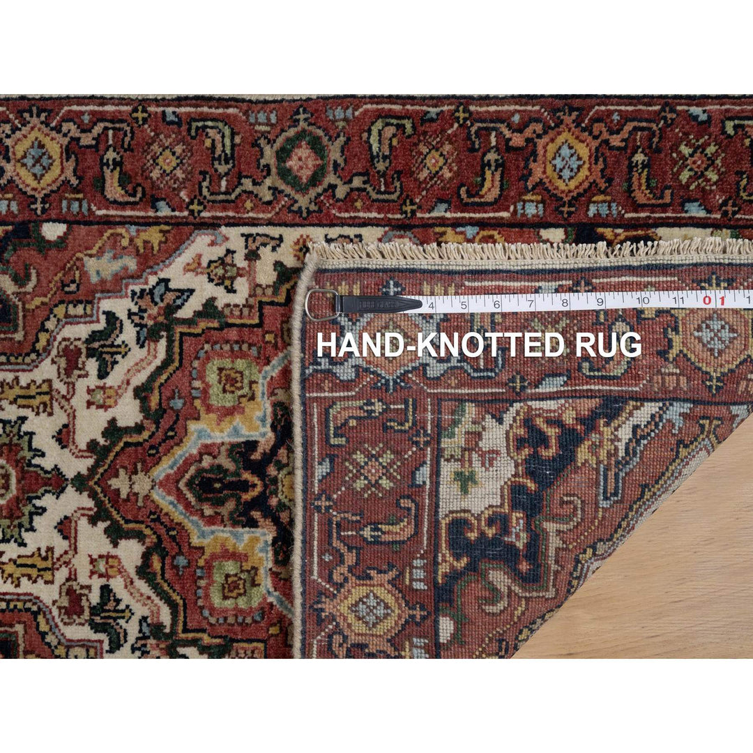2'0" x 3'1" New Hand Knotted Ivory Wool Rectangle Oriental Rug - MOA10291520
