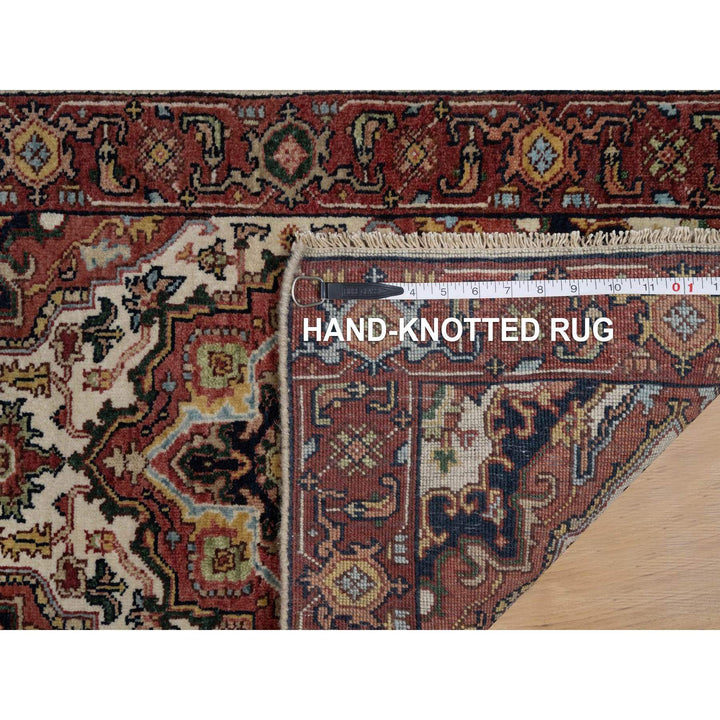 2'0" x 3'1" New Hand Knotted Ivory Wool Rectangle Oriental Rug - MOA10291520