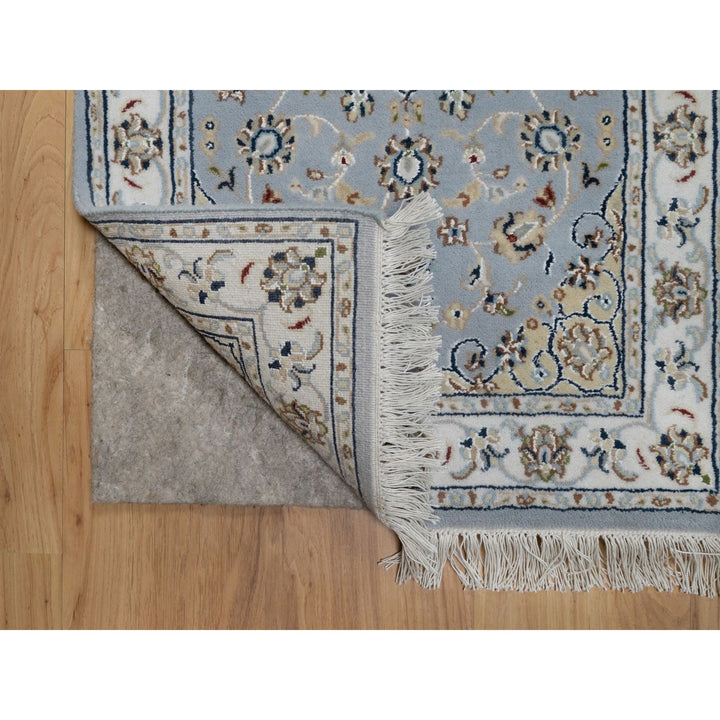 2'0" x 3'3" New Hand Knotted Blue Wool & Silk Rectangle Oriental Rug - MOA10291537