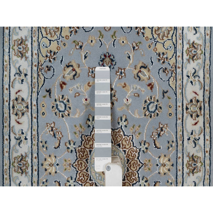 2'0" x 3'3" New Hand Knotted Blue Wool & Silk Rectangle Oriental Rug - MOA10291537